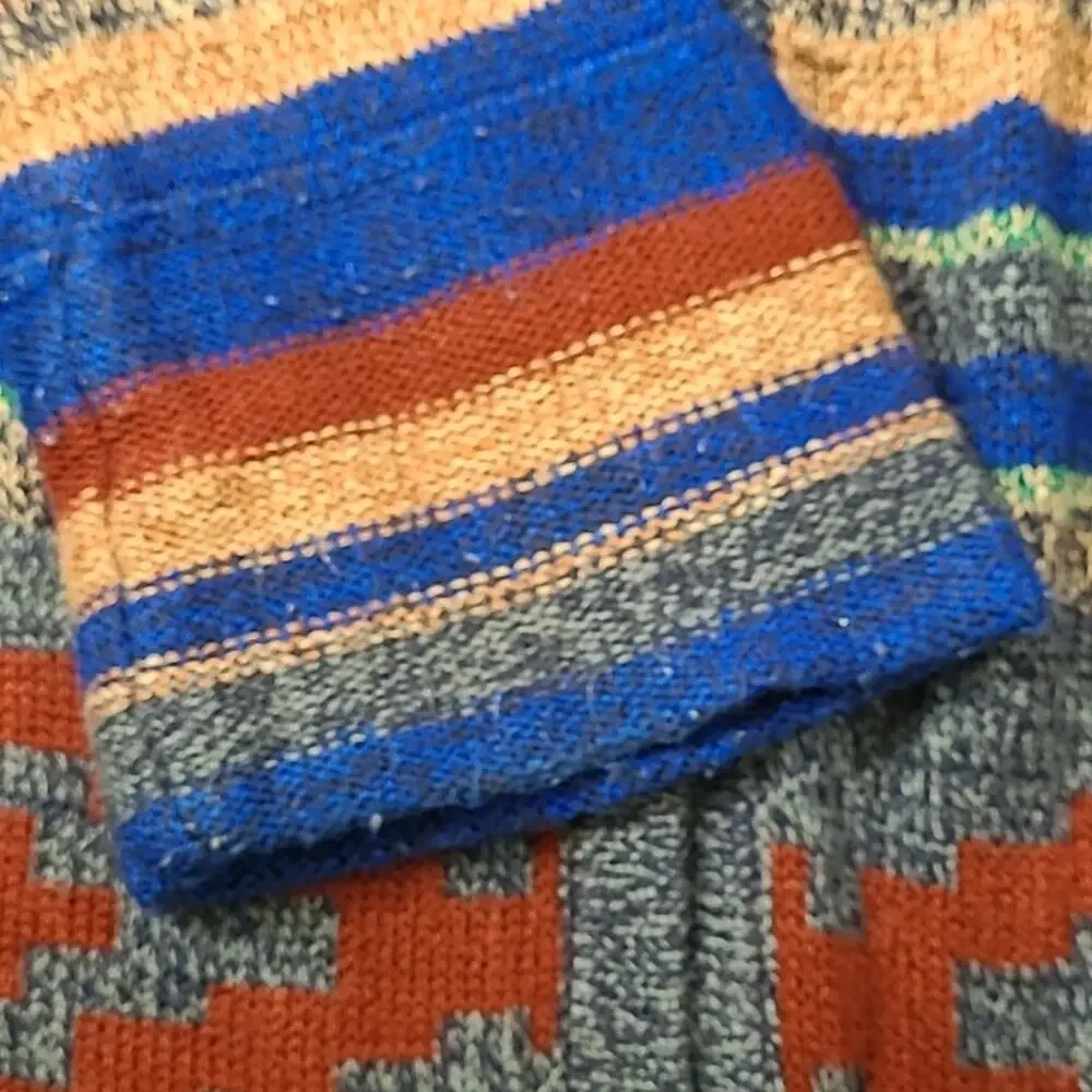 Cable & Gauge Long Southwestern Style Cardigan Sweater size Medium - Picture 15 of 15